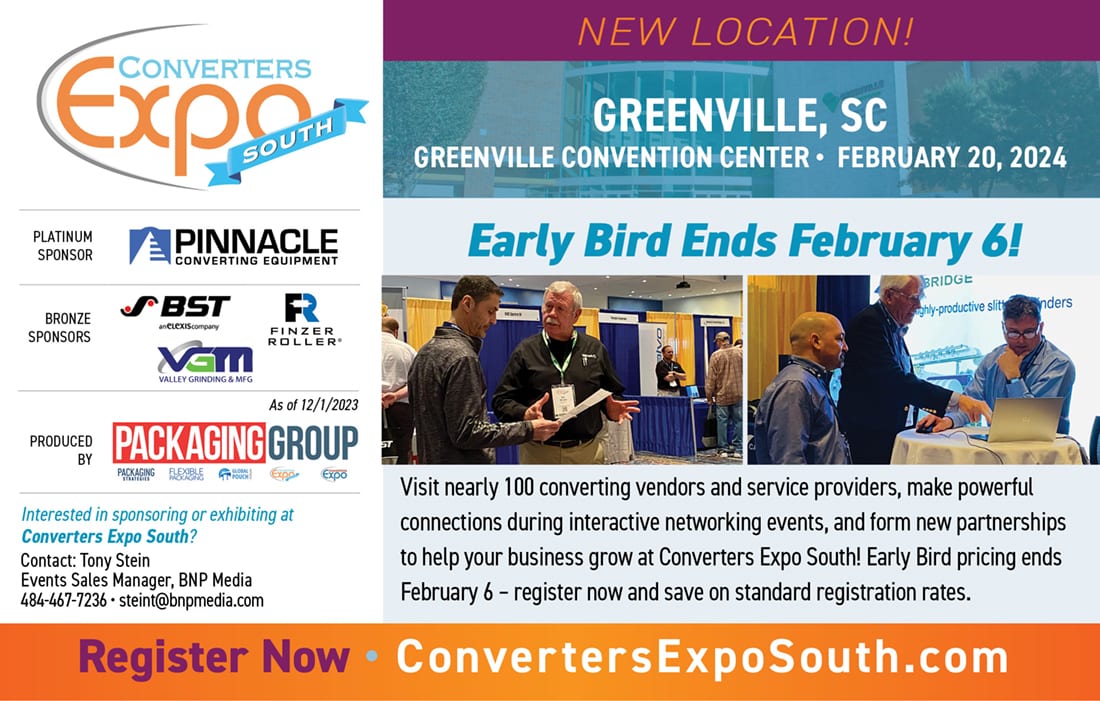 Ad: Converters Expo South