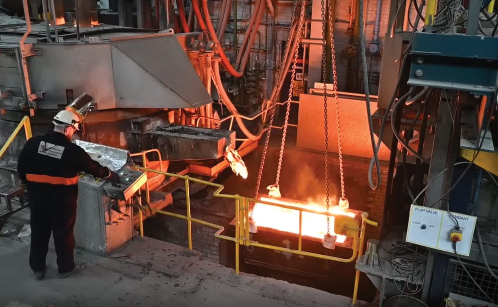 steel recycling electric arc furnace