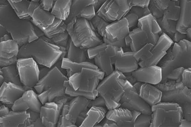 Cold-rolled steel surface image at 5000X magnification