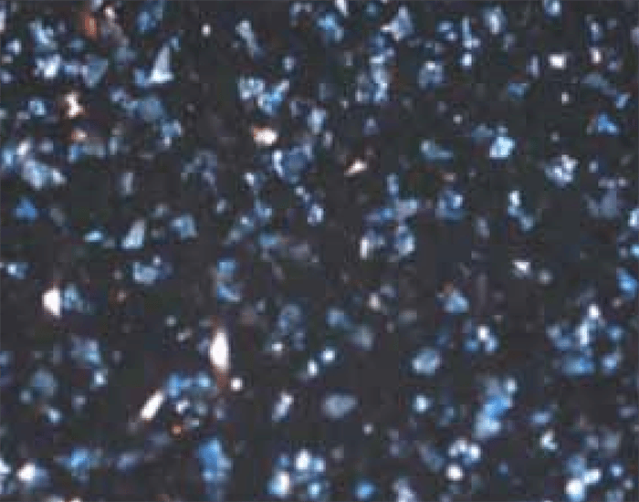 Pigment destruction by high-shear forces during bonding.
