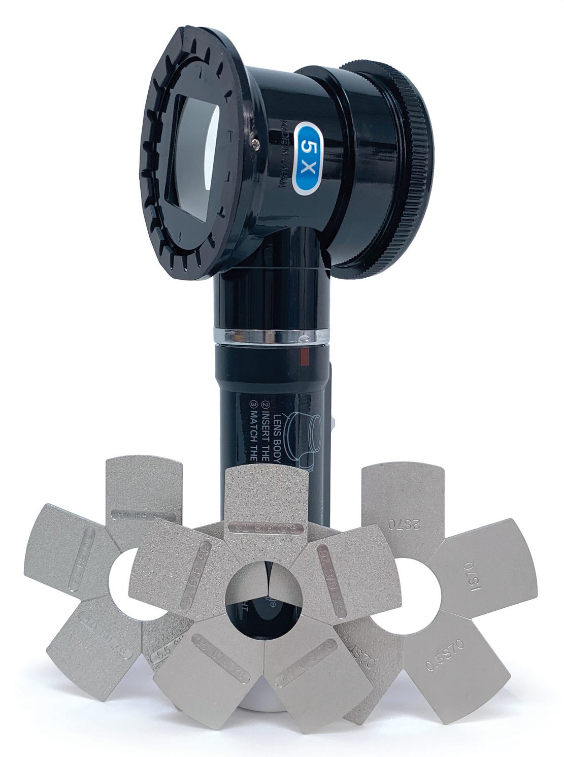 Surface profile comparator kit