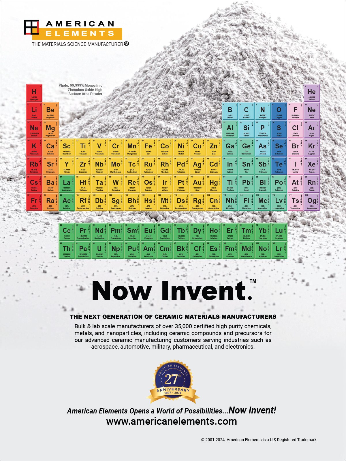 Ad: American Elements