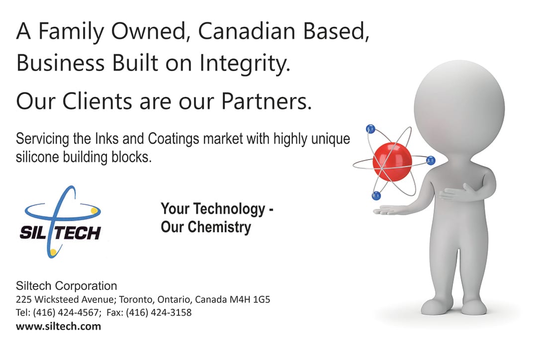 Siltech: Canadian, family-owned business providing unique silicone building blocks for inks & coatings.