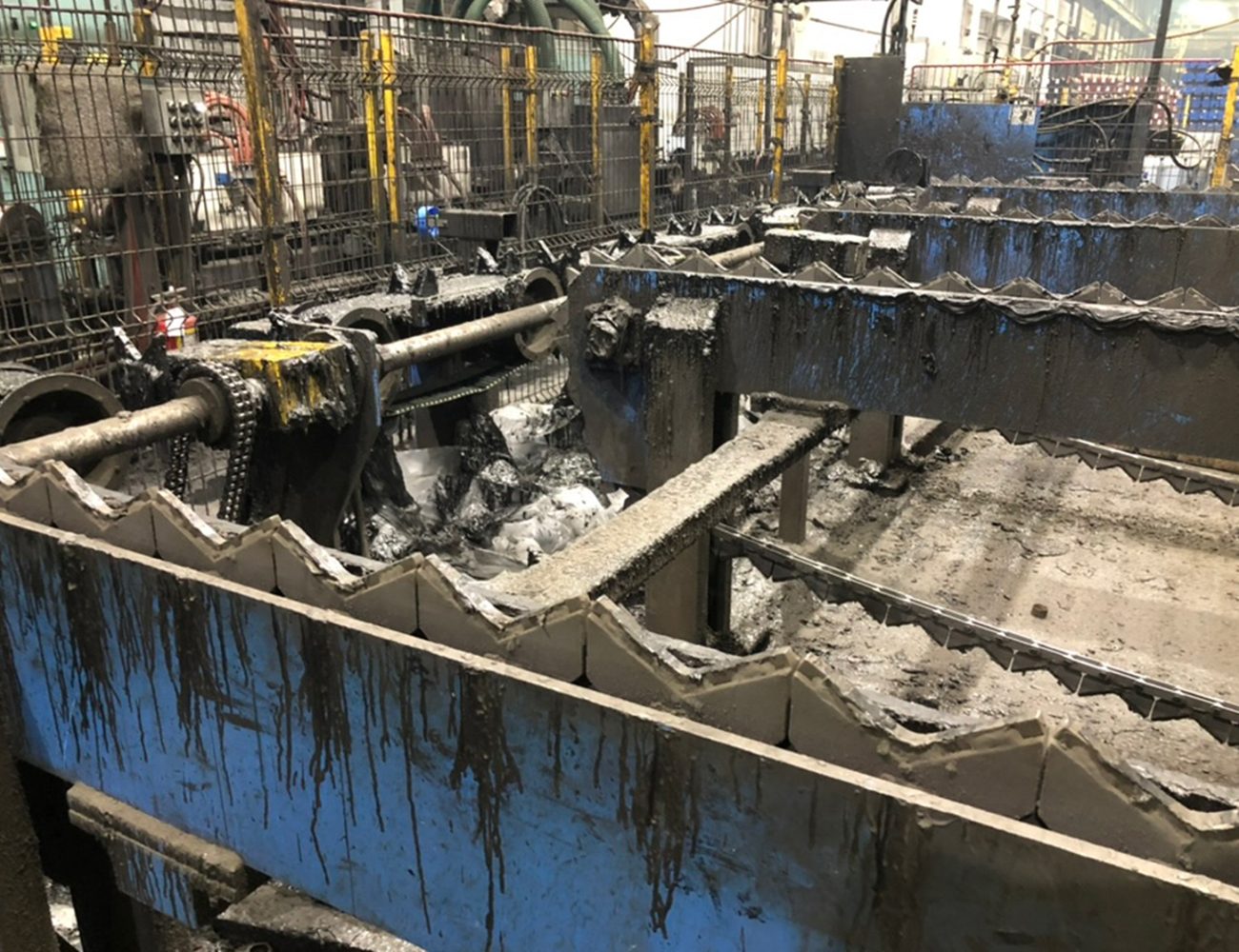 Pictures of water-based coating operation – Operational - cleanliness issues
