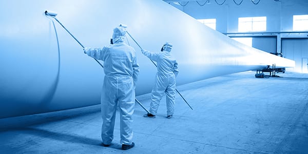 Painting for wind turbine blade