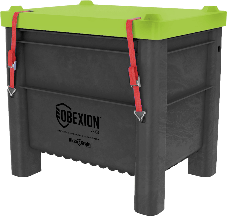 DGeo’s Obexion AG containers, powered by AkkuGrain®, provide safe, reliable, reusable lithium battery transport and storage