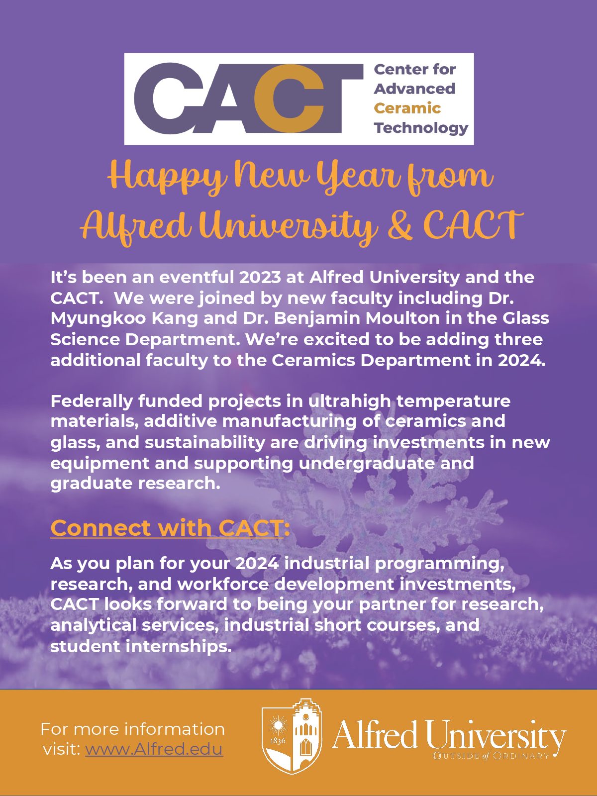 Ad: Alfred University