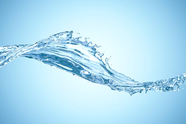 flowing water