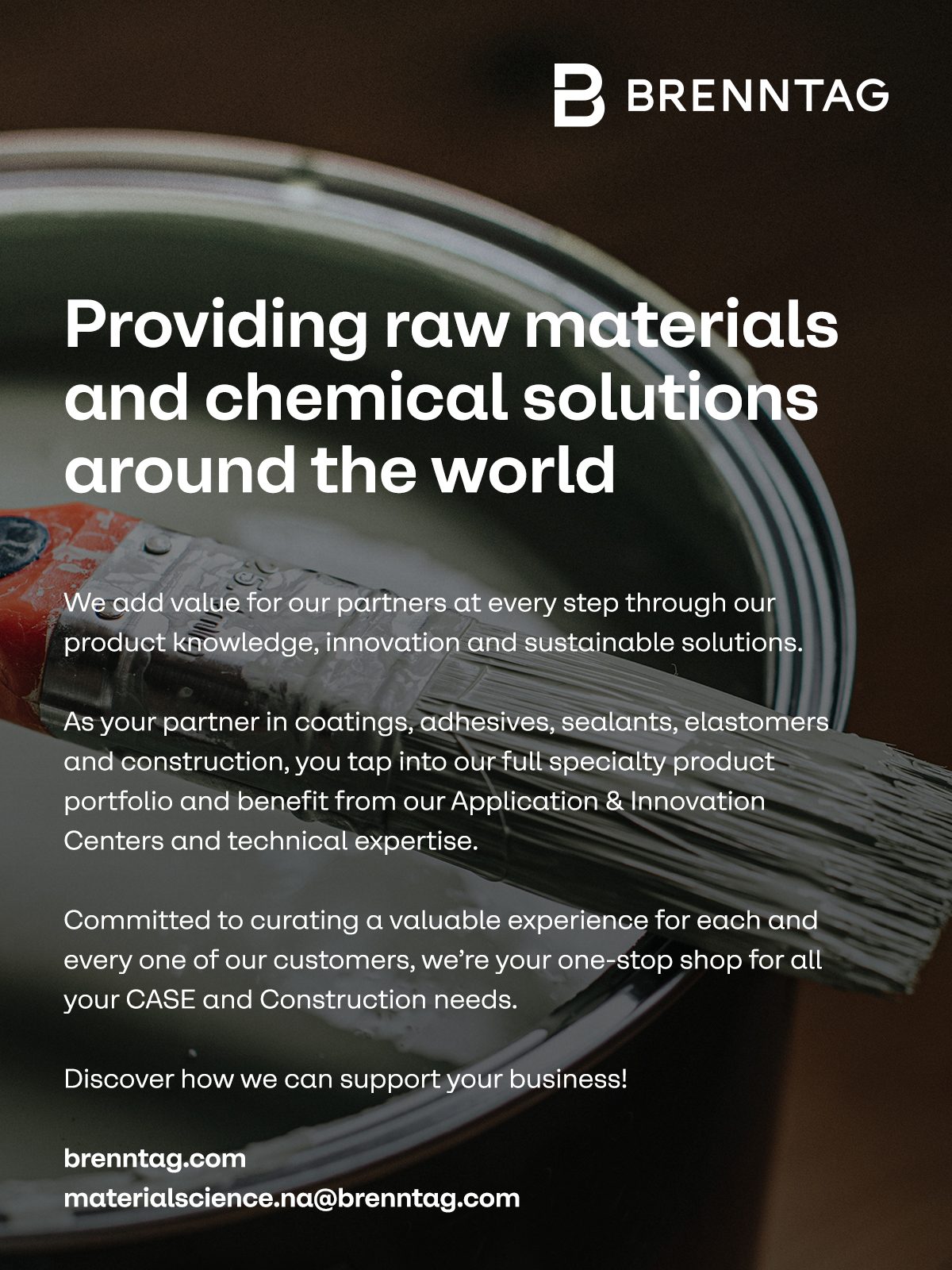 Advertisement: Brenntag