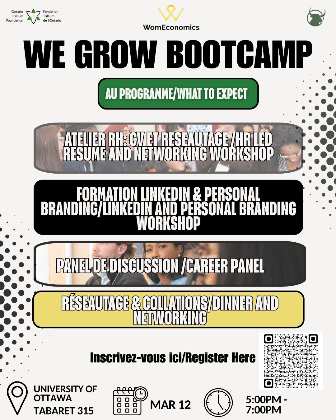 We Grow Bootcamp @ University of Ottawa