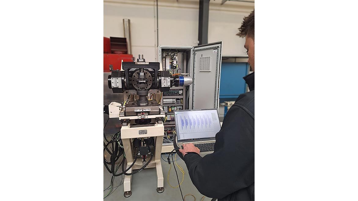 AHP’s ball joint test at AHP’s headquarters.
