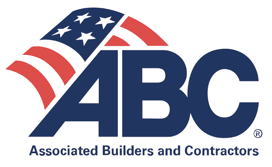 Associated Builders and Contractors (ABC) logo, with a US flag design.