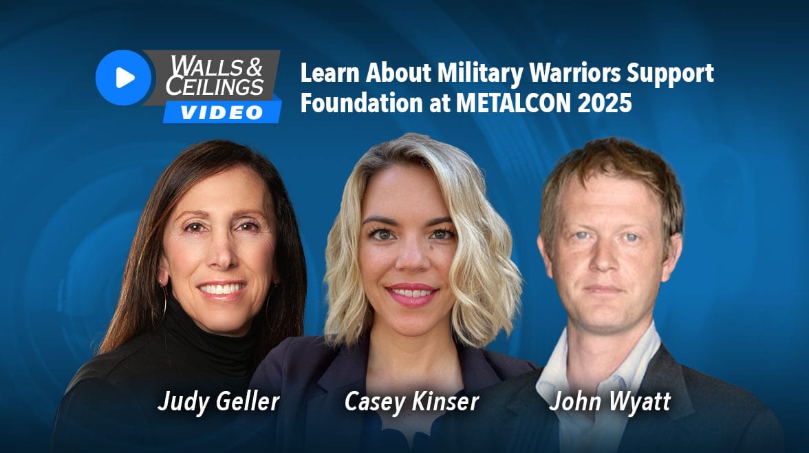 Judy Geller, Casey Kinser, John Wyatt in video about Military Warriors Support Foundation, METALCON 2025.