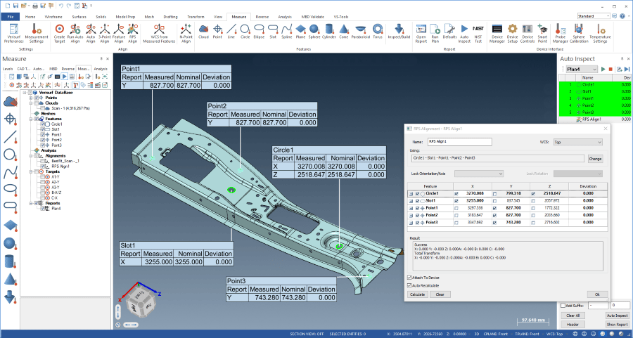Verisurf RPS Alignment Functionality