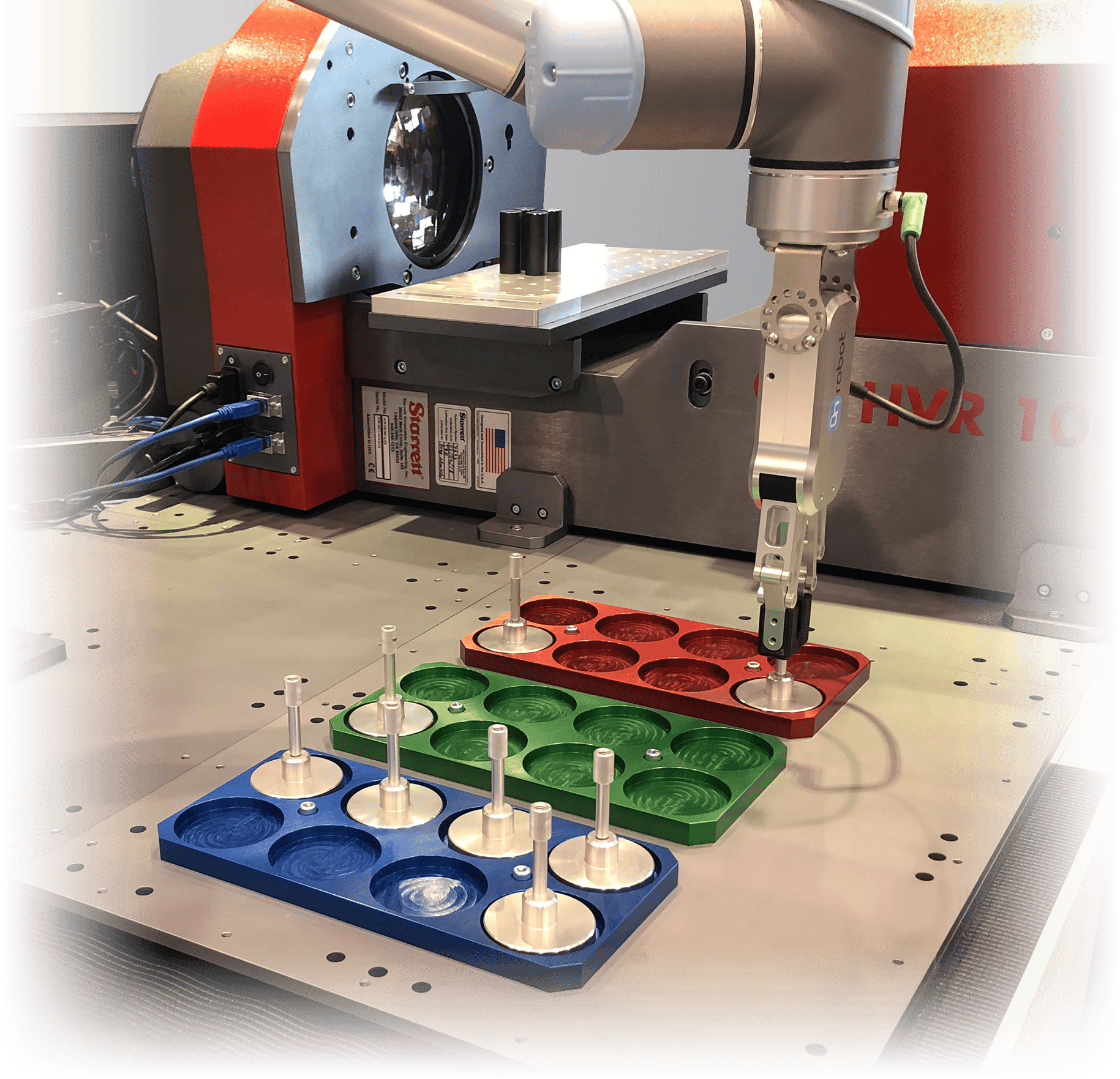 Automating the loading and unloading of parts for inspection can increase QC productivity