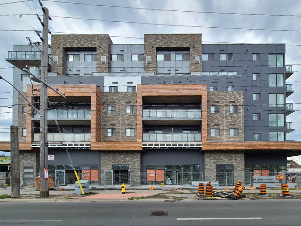 Urban design, Tower block, Sky, Cloud, Property, Building, Window, Condominium, Asphalt, Neighbourhood