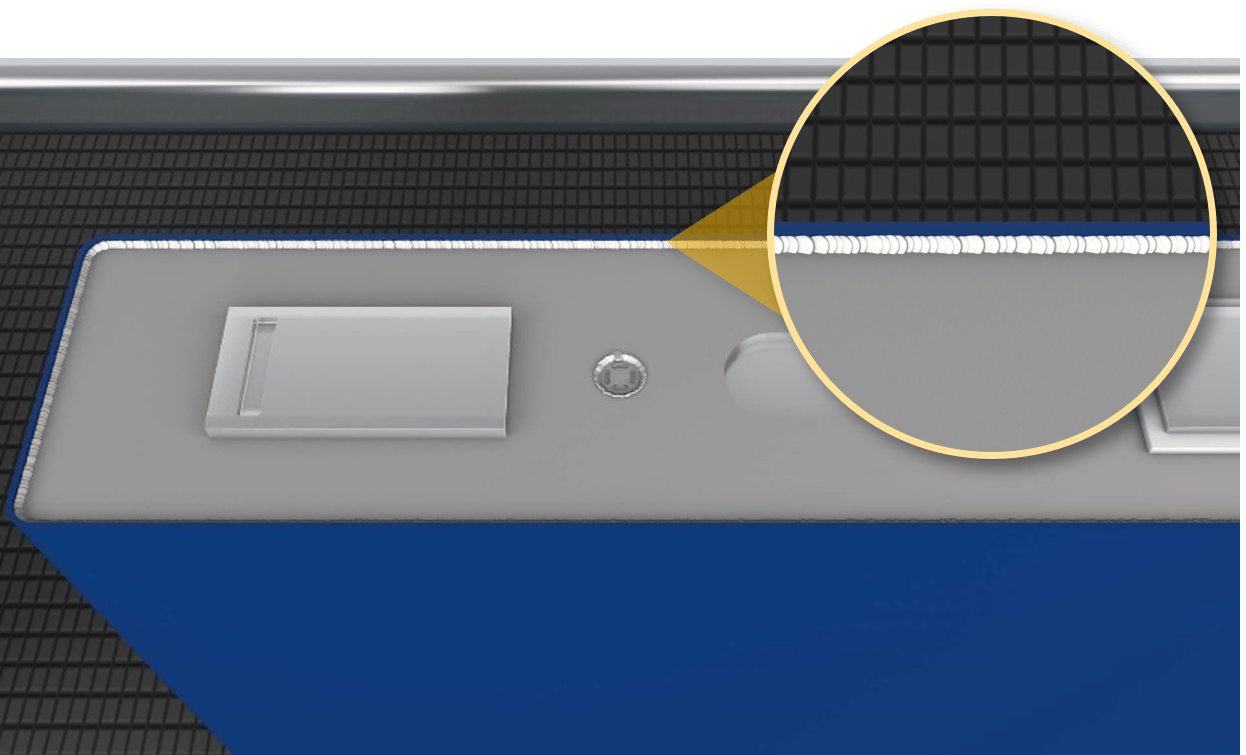 Figure 3: Often it is not possible to check the quality of the weld seam with the naked eye. An appropriately trained deep learning network provides a remedy here and enables nondestructive inline inspection.