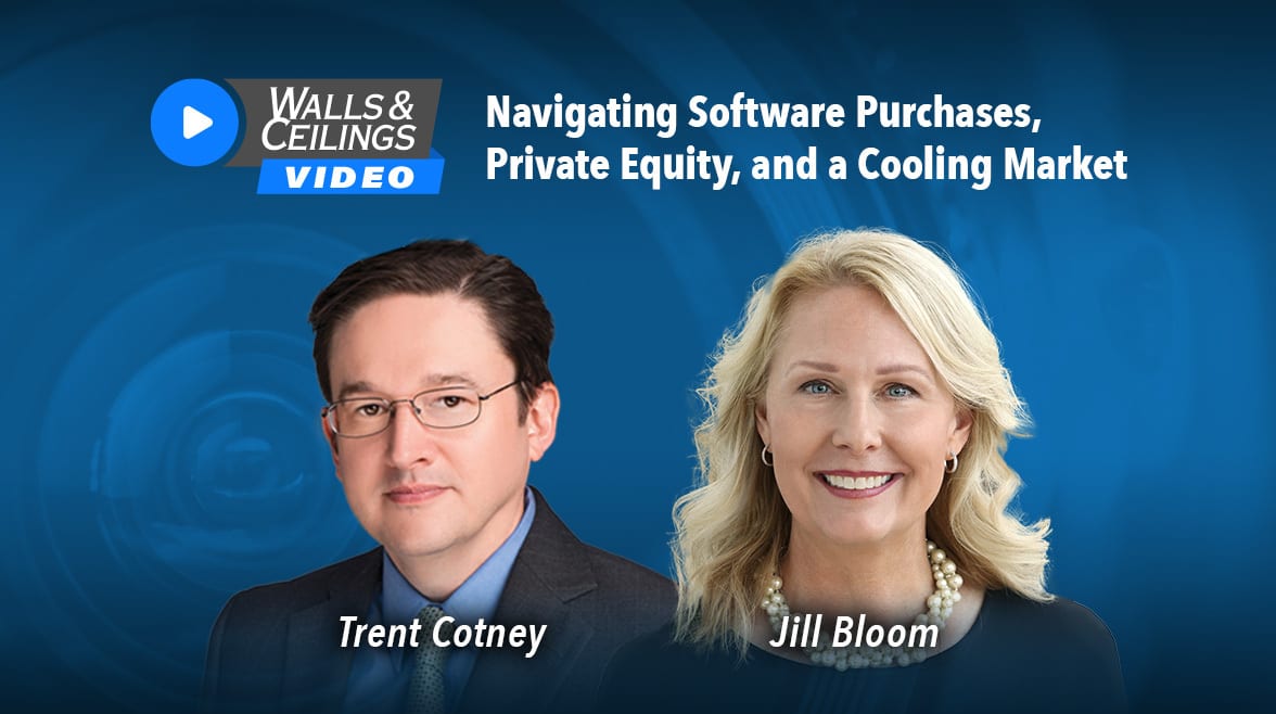 Trent Cotney and Jill Bloom on navigating software purchases, private equity, and a cooling market.