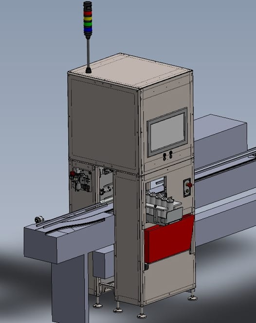 Rendering Of The Production Thermal Seal Inspection System