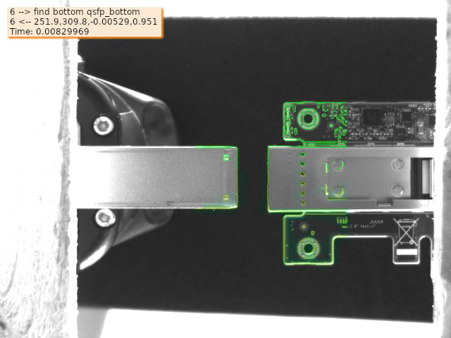 Socket and plug displacement found from below using 2D pattern tools