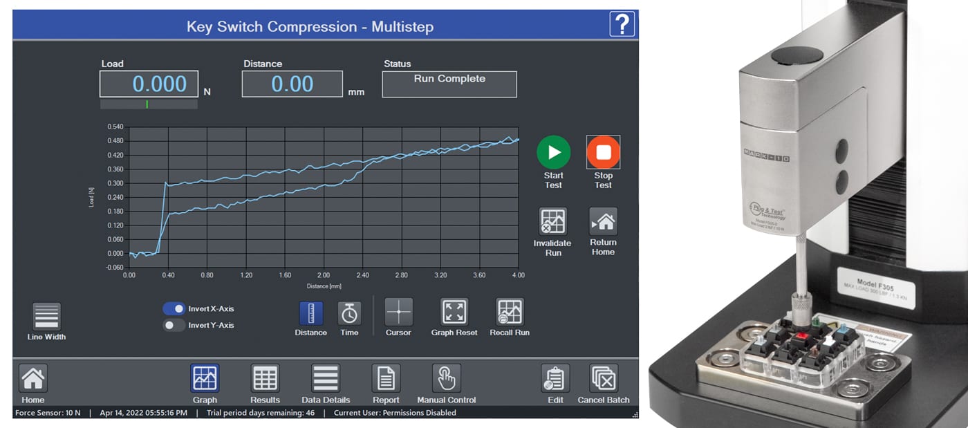 Keypress With graph