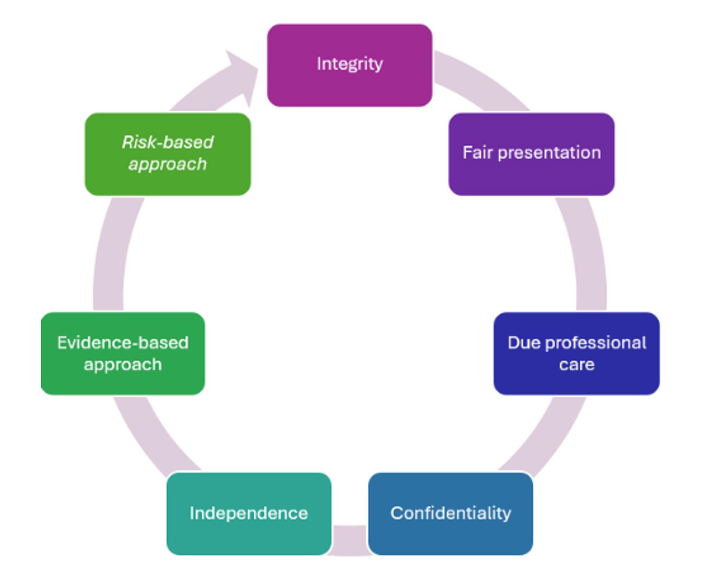Figure 1: The principles of auditing