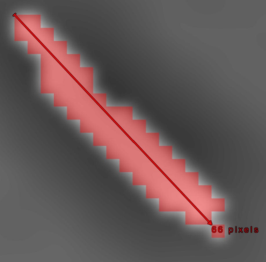 Simulated Cracks (Size filter: min 50 pixels) 