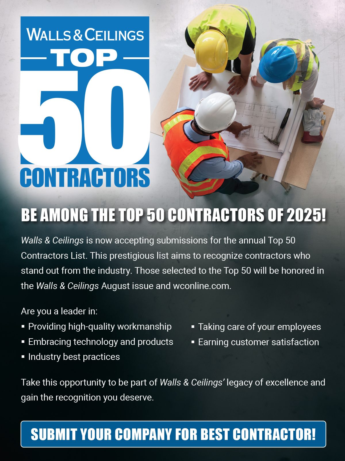 WC Top 50 Contractor promo