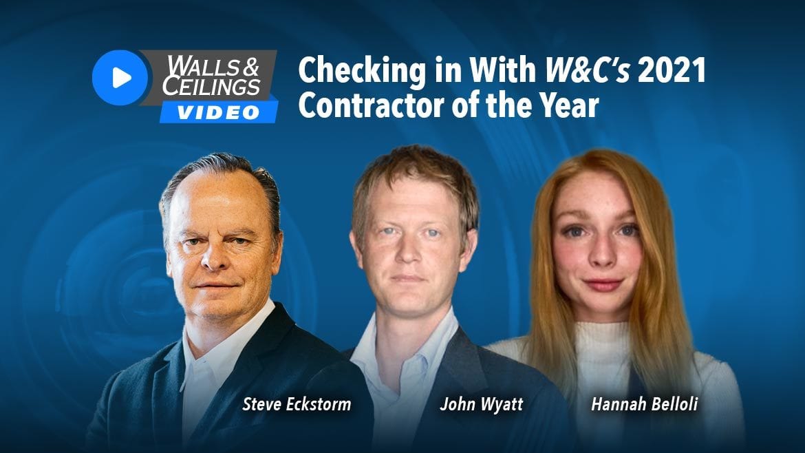Checking in With WCs 2021 Contractor of the Year