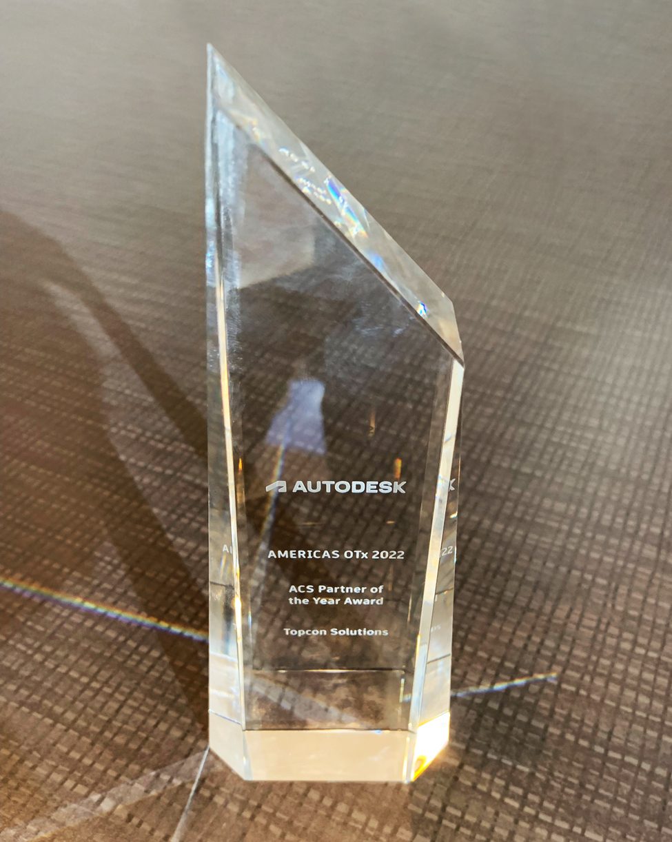 Topcon Solutions Store Named Autodesk Partner of the Year