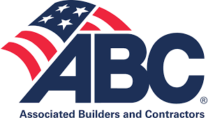 The ABC logo features bold blue letters "ABC" with a stylized American flag design and the full name below.