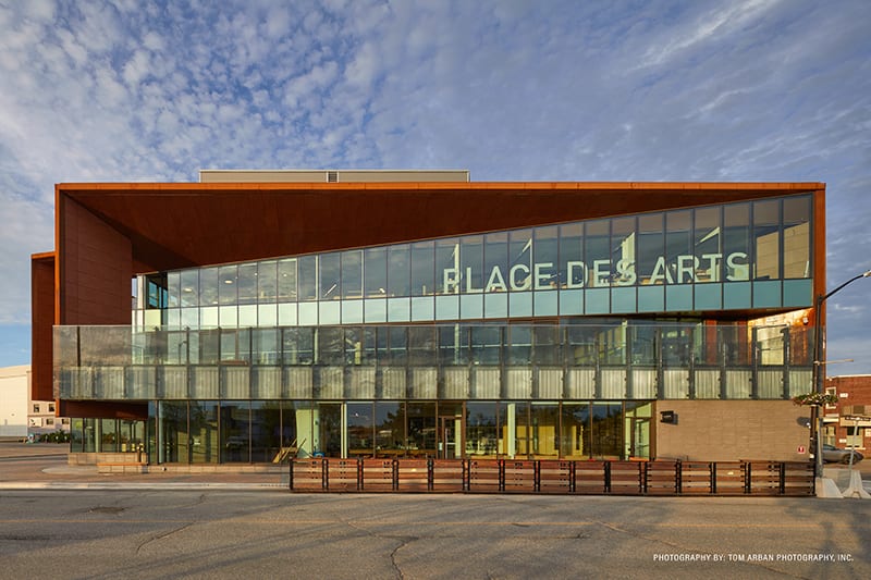 Ontario&#x2019;s Place des Arts Unites Seven Organizations in One Cultural and Civic Center