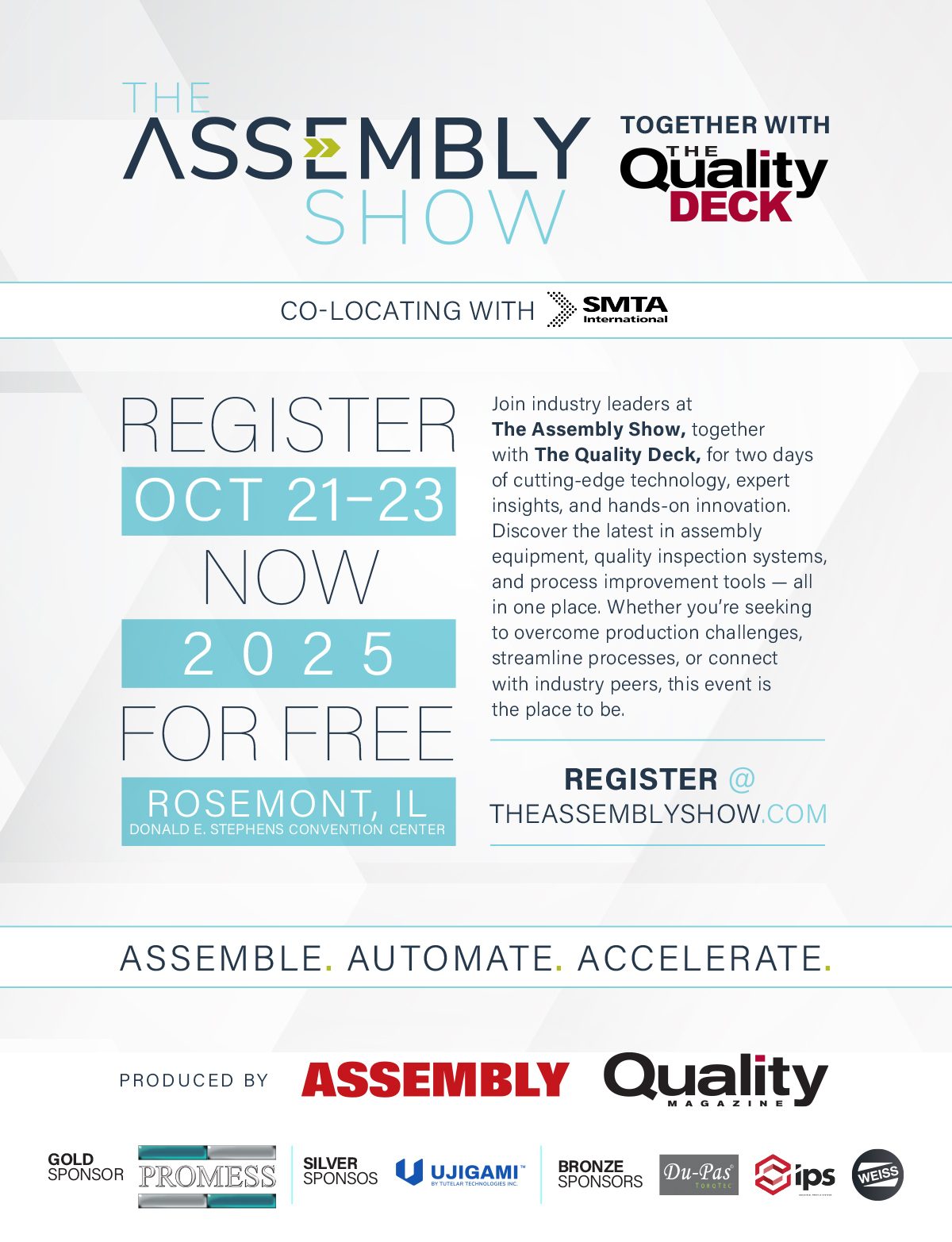 Quality House/Trade Ads - Assembly Show/Quality Deck