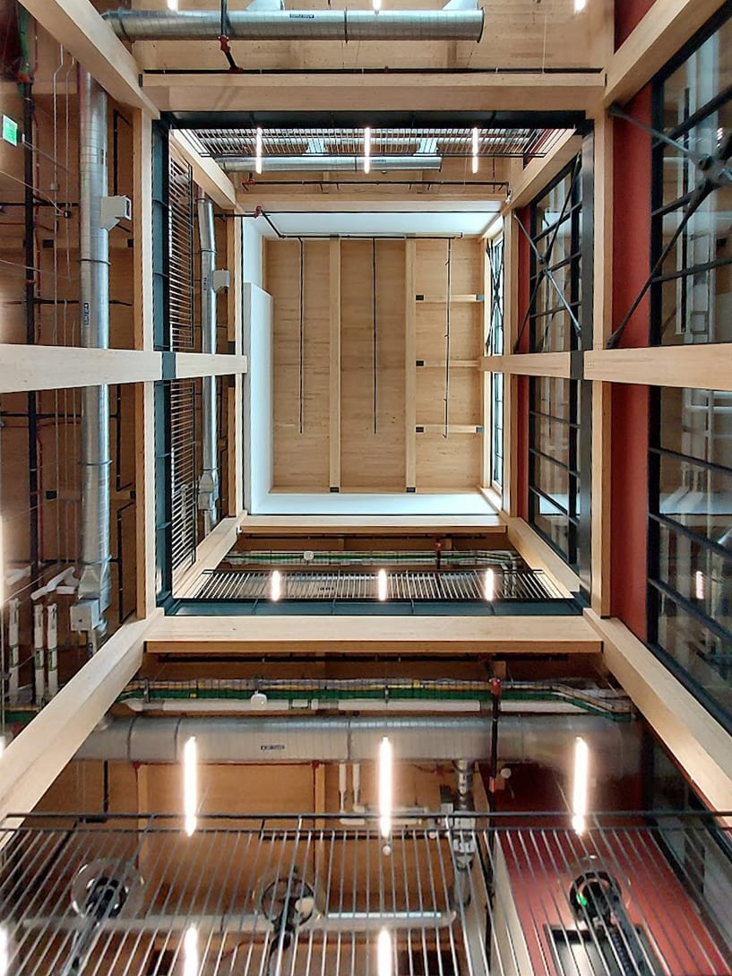 MSU Mass Timber STEM Building Interior