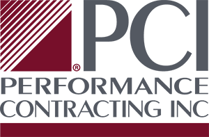 Logo: PCI Performance Contracting Inc. with a red square graphic.