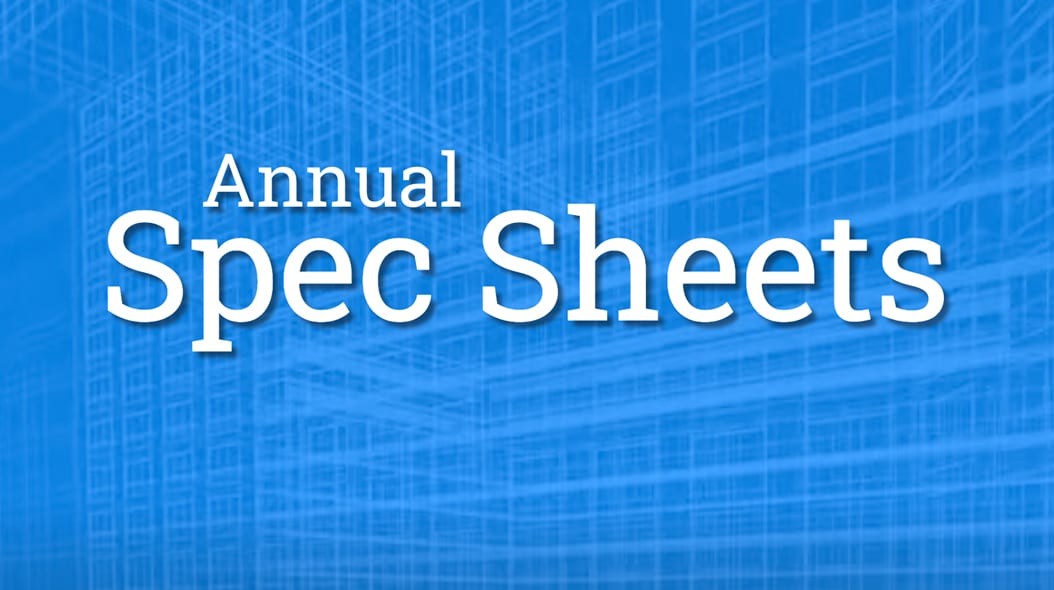 Annual Spec Sheets