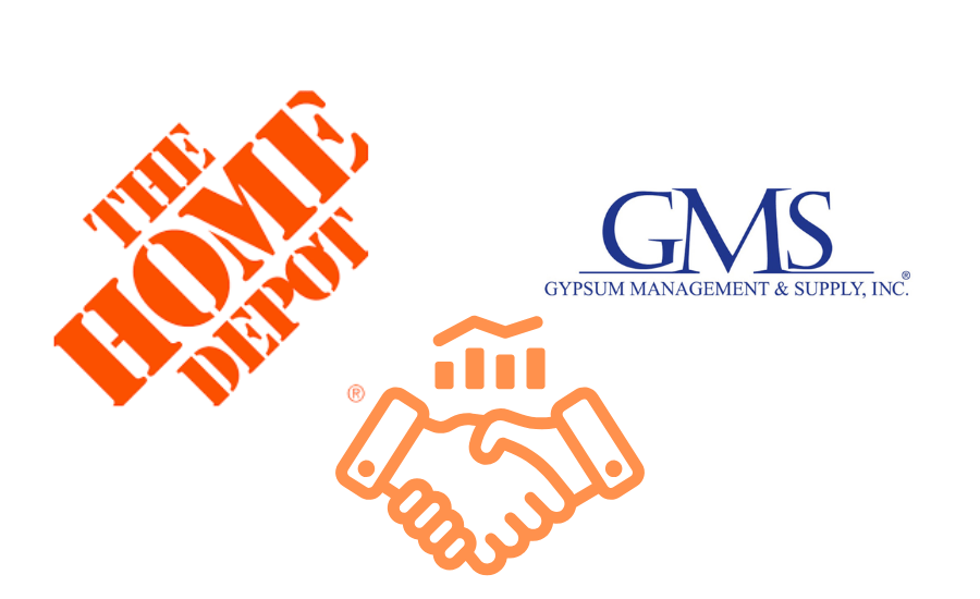 Home Depot, GMS logos