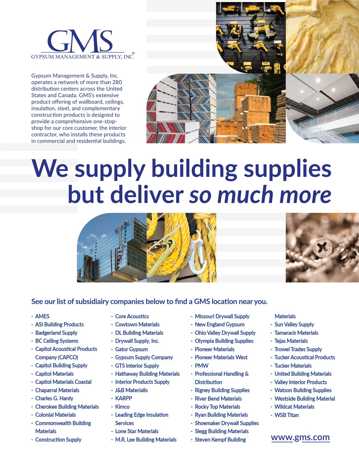 Gypsum Management &#x26; Supply