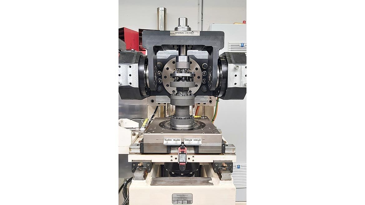 Actual AHP ball joint tester system.