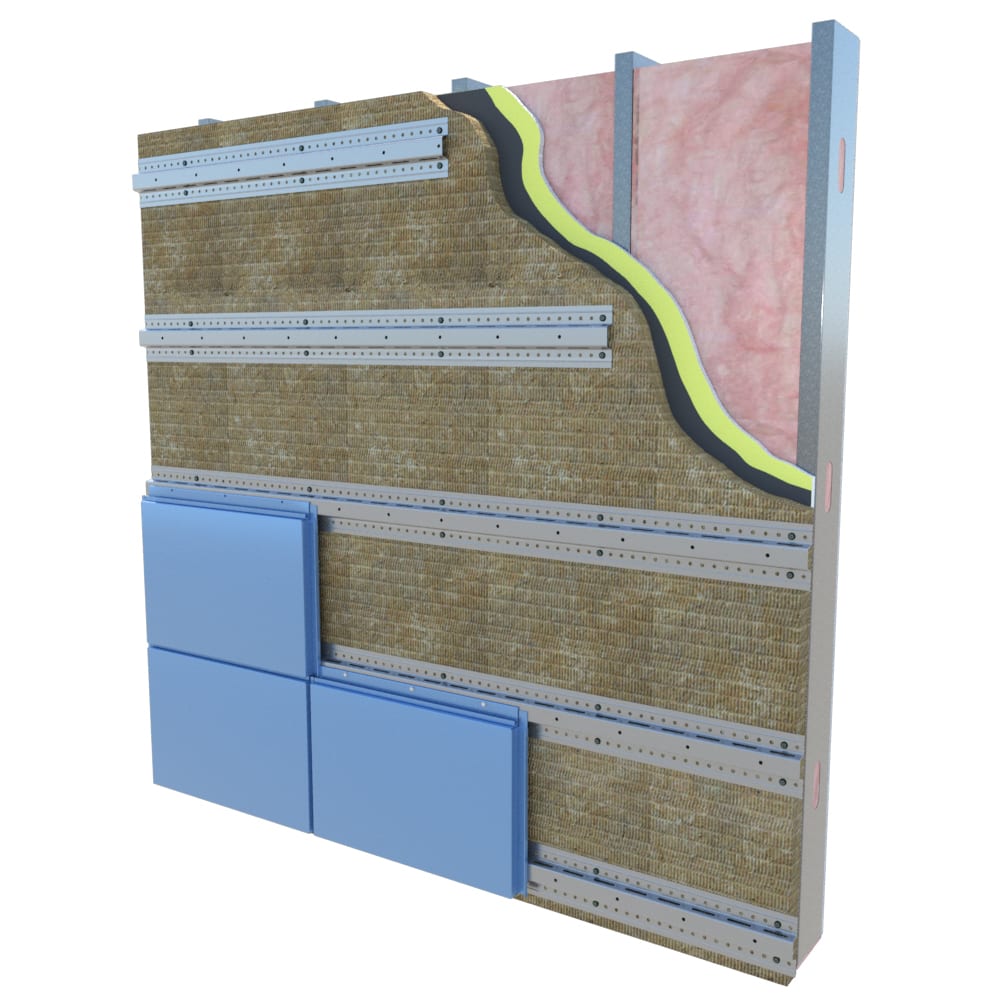 Clip/Rail Furring system
