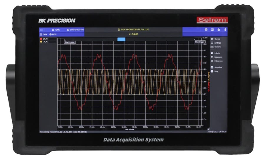B&#x26;K Precision Data Acquisition Recorder Line