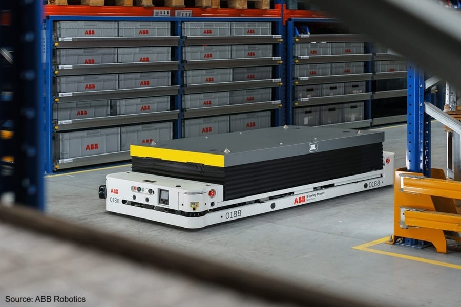 ABB AI-Powered Flexley Mover Mobile Robot 