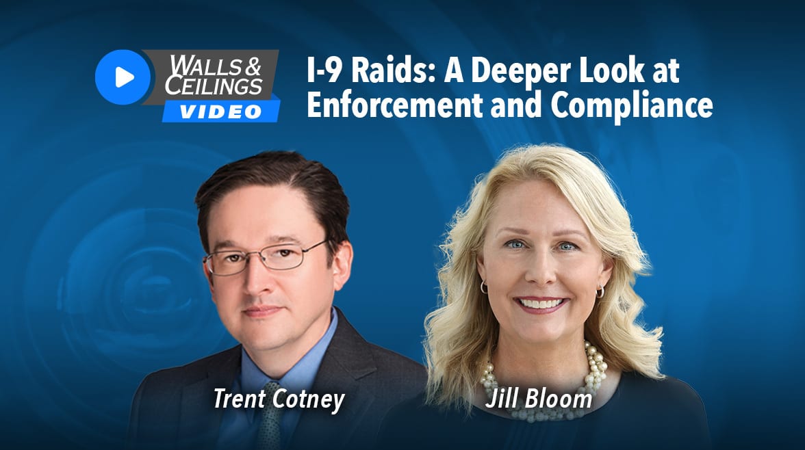 Trent Cotney and Jill Bloom discuss I-9 Raids, enforcement, and compliance in a video presentation.