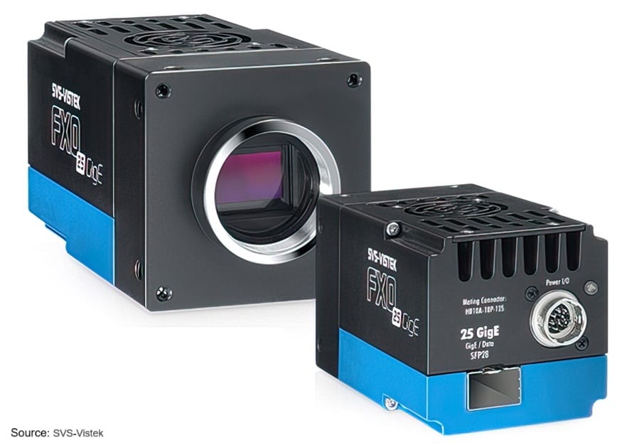 SVS-Vistek FXO Platform with FXO 25GigE Series Cameras 