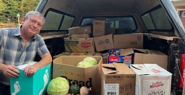 trunk full of food