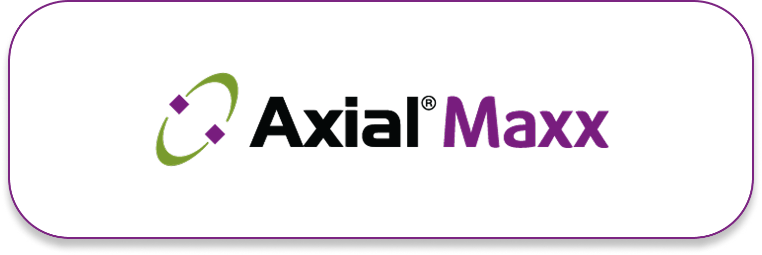 Axial® Maxx logo featuring a green oval graphic with purple diamonds and the text 'Axial® Maxx'.