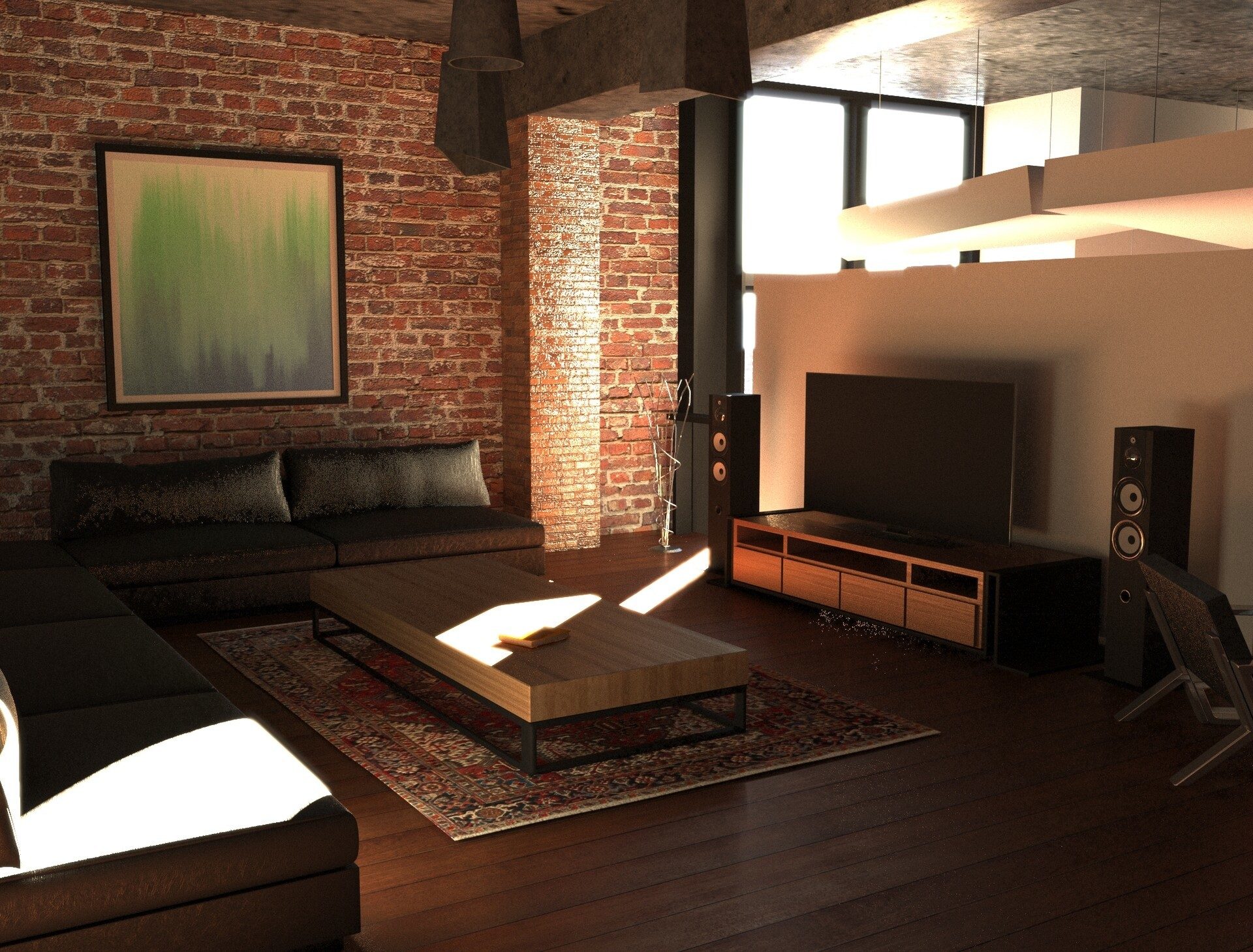 Interior design, Living room, Property, Furniture, Building, Wood, Comfort, Lighting, Flooring, Floor