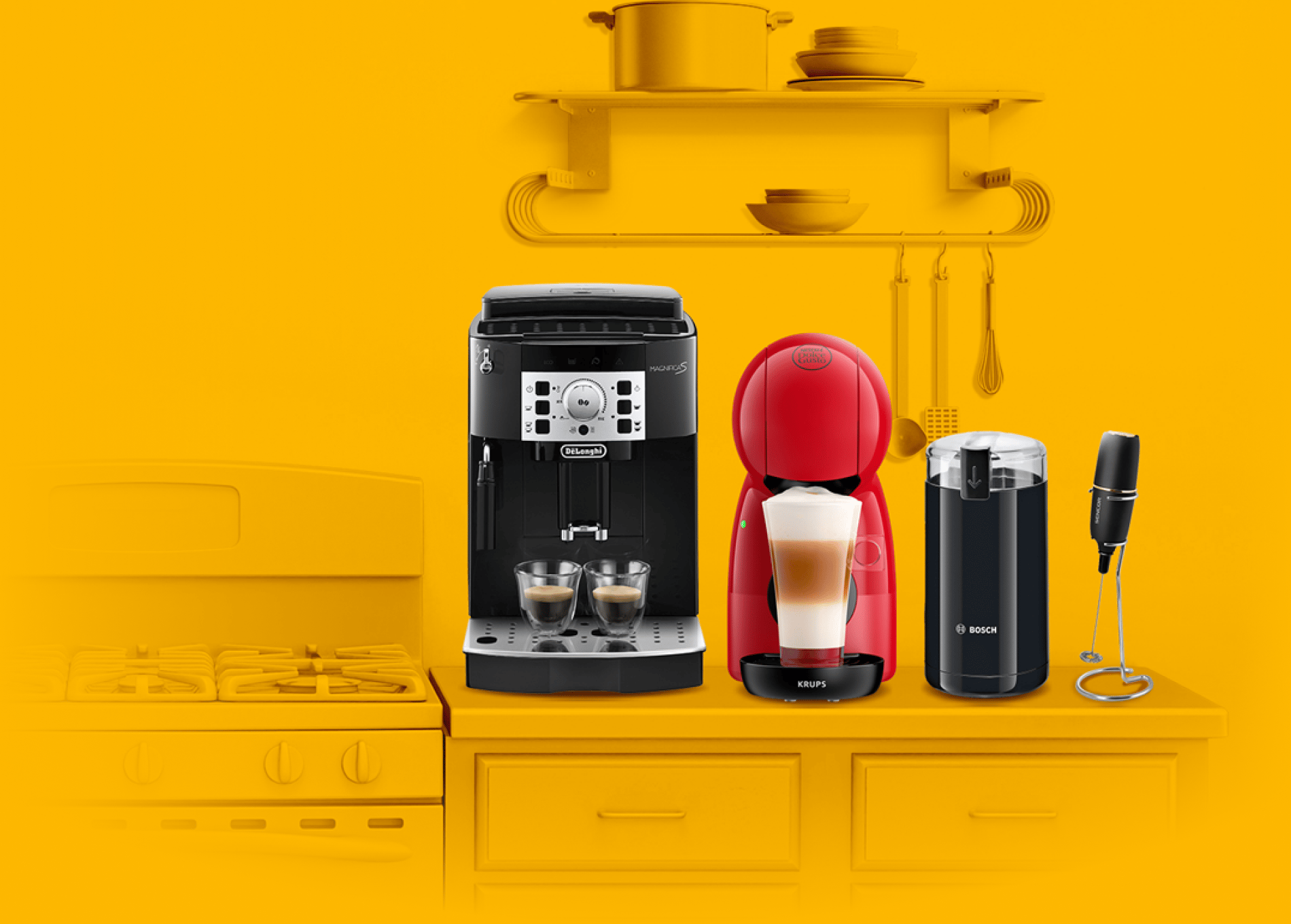 Automotive design, Kitchen appliance, Yellow, Gadget, Font