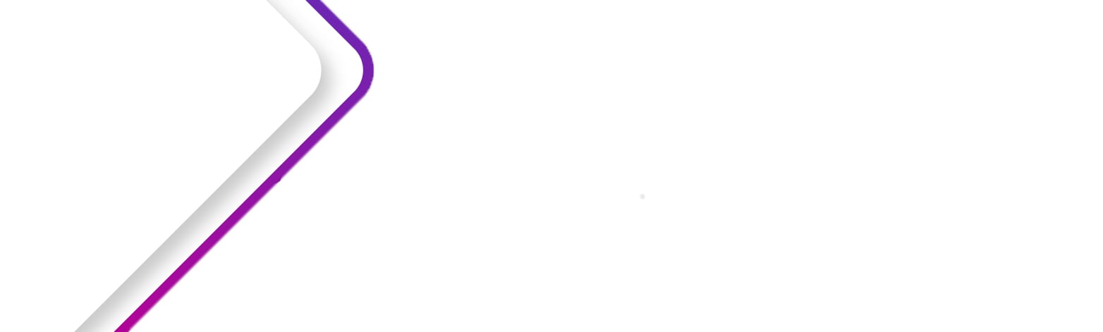 A white background with a curved gray shape edged in purple.