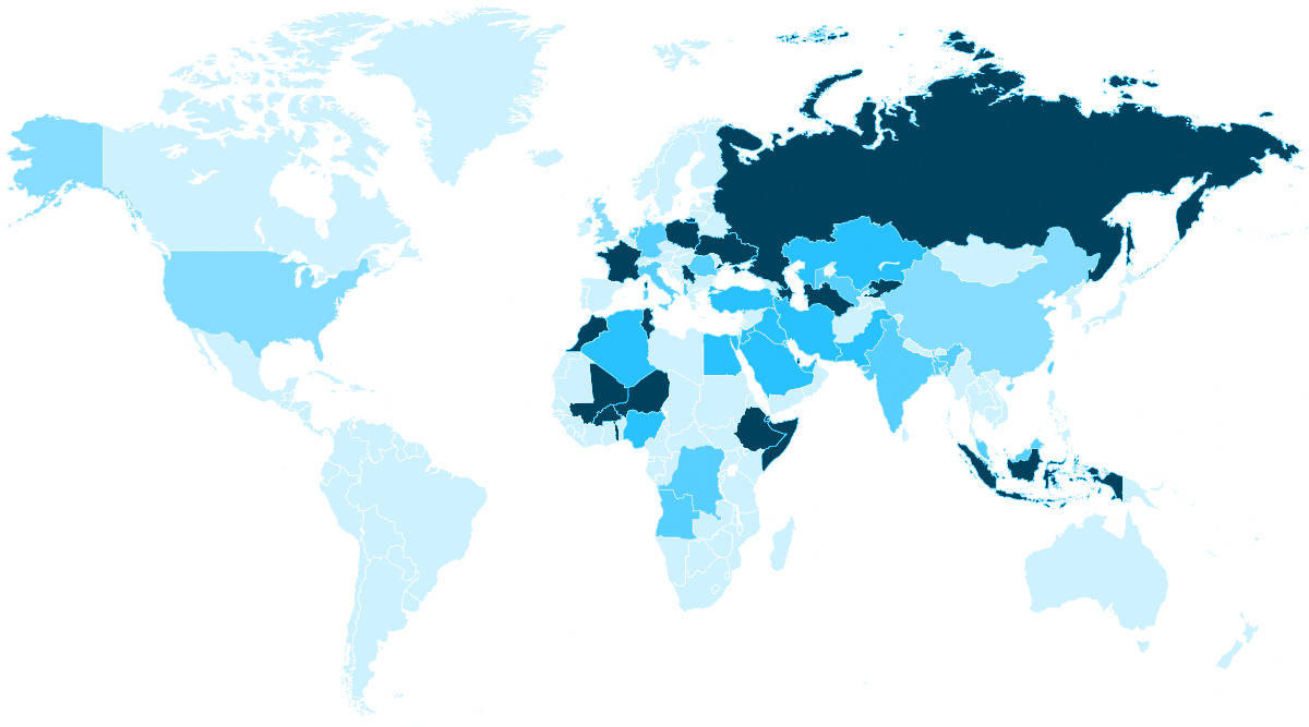 Map, Ecoregion, World